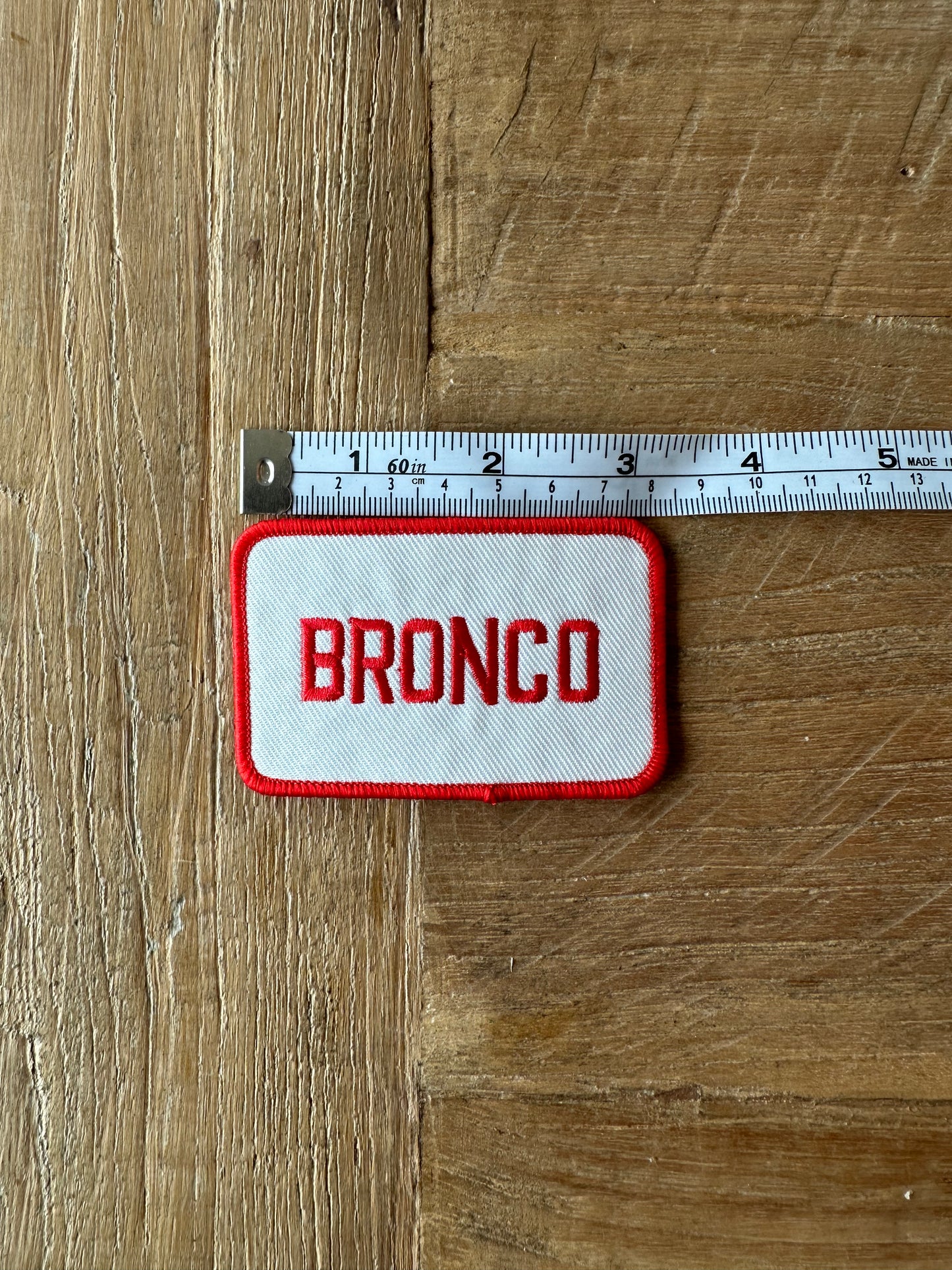 Red Bronco Patch