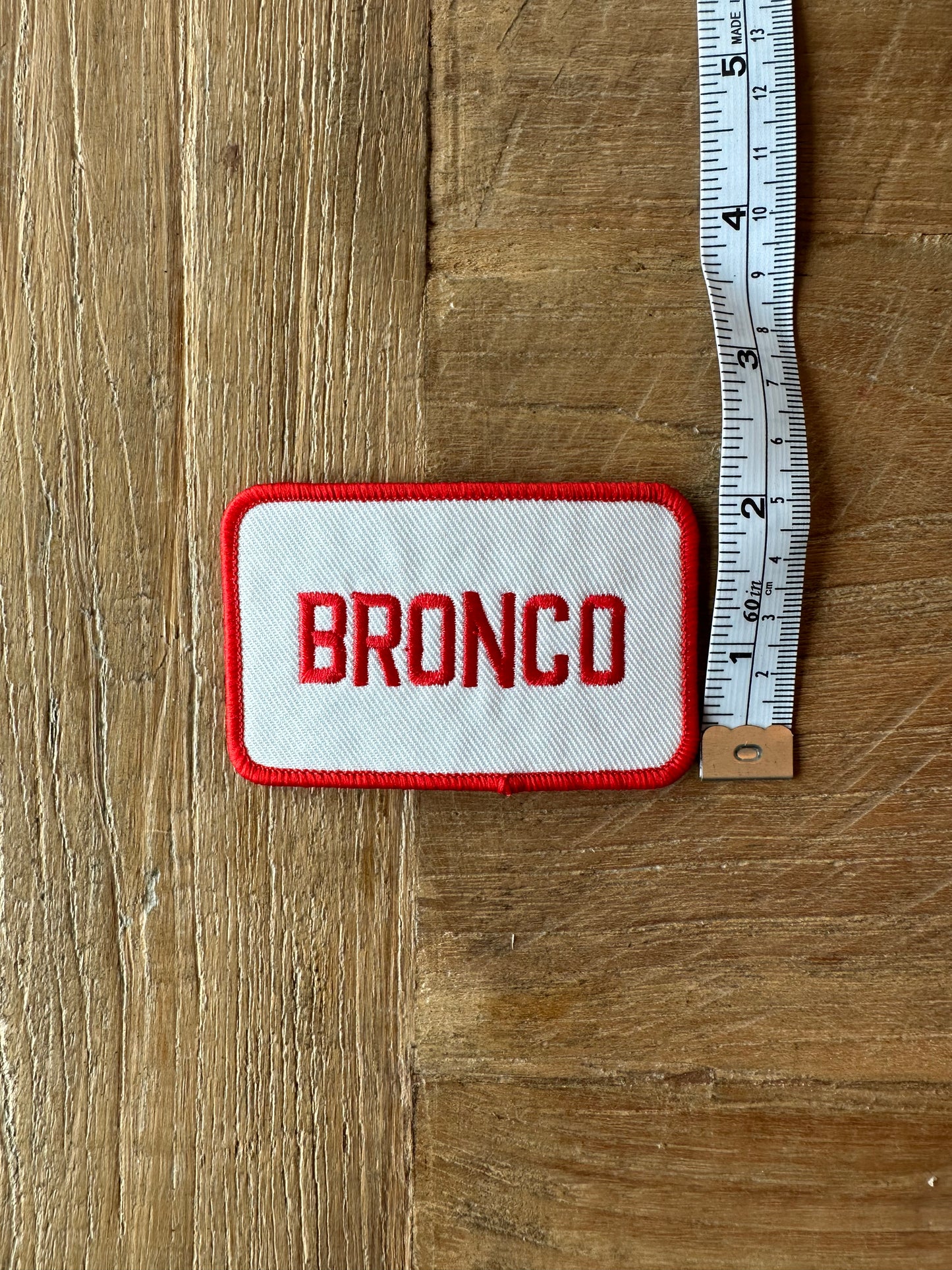 Red Bronco Patch